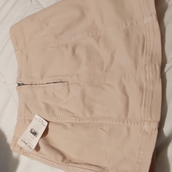 Free people denim skirt size 0 color stone - Picture 5 of 13